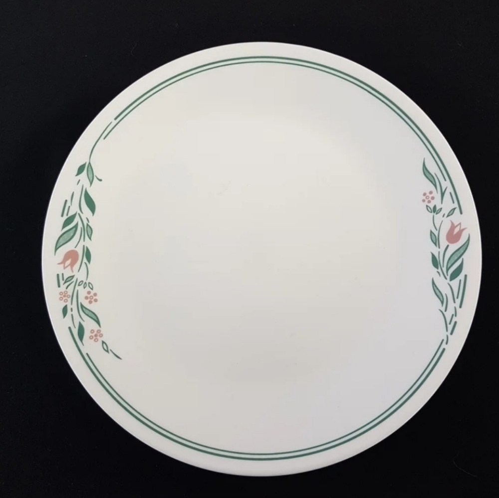 Vintage Corelle ROSEMARE Dinner Plates, Set of 4, Made in USA
